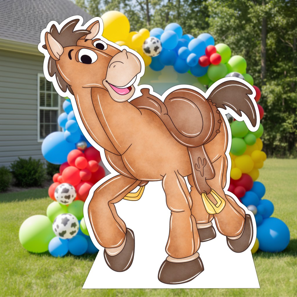 Bullseye Toy Story party decoration cutout