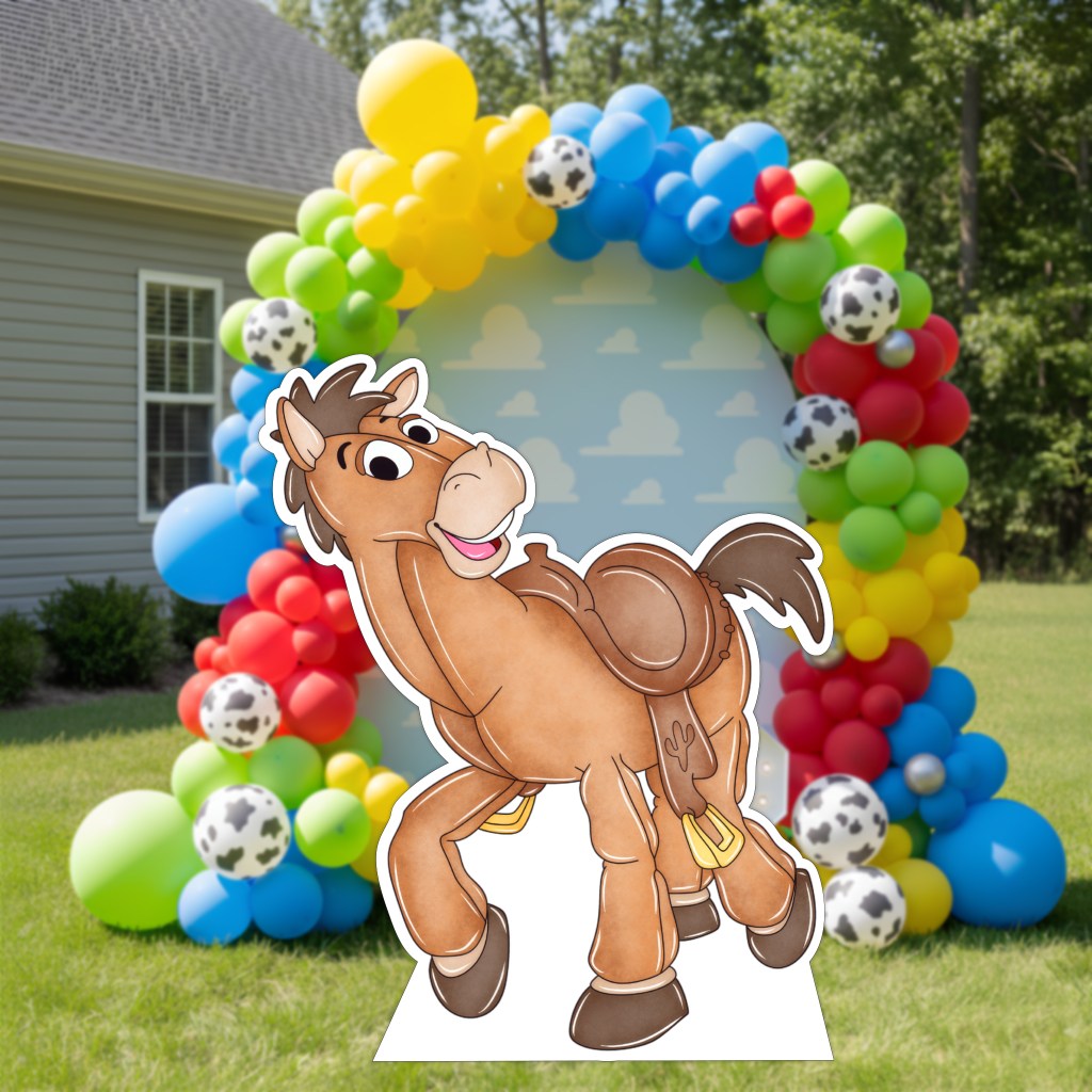 bullseye lightyear toy story birthday party stand up cutout decor